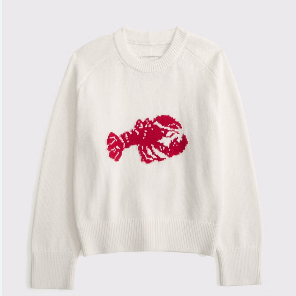 Abercrombie & Fitch Lobster Crew Madeline Sweater - Sz Small
